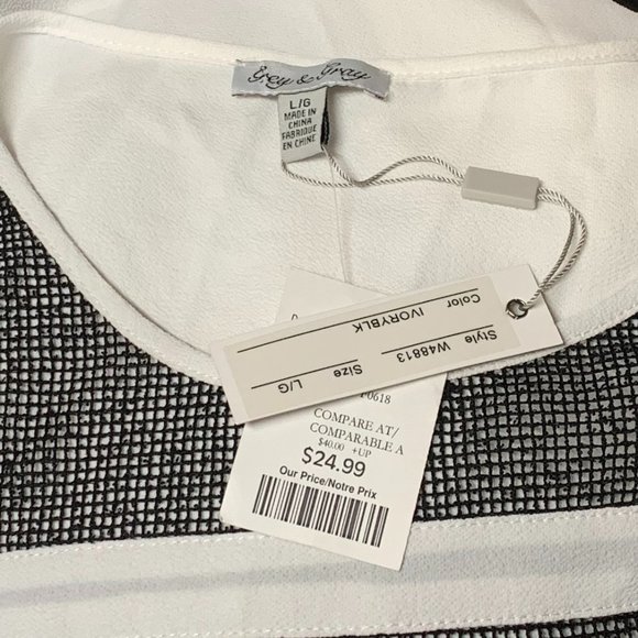 Grey & Gray Sheer Tank Top - Picture 5 of 5